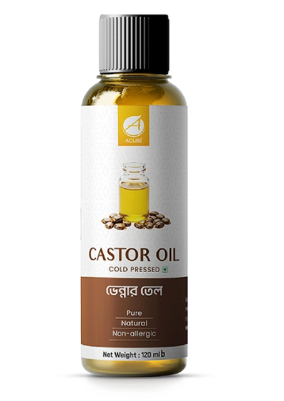 Acure Castor Oil (ক্যাস্টর অয়েল) 120ml